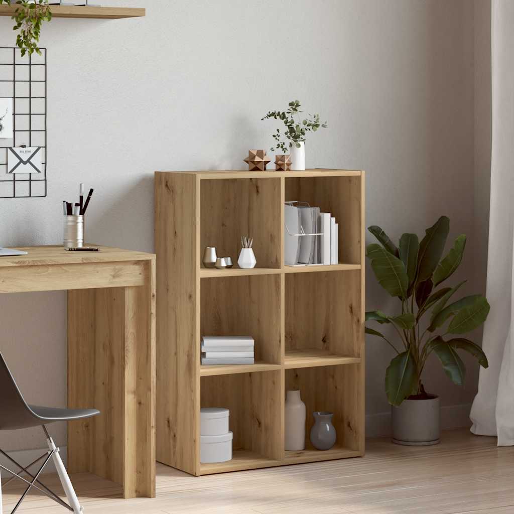 vidaXL Book Cabinet/Sideboard Artisan Oak 66x30x98 cm Engineered Wood 1