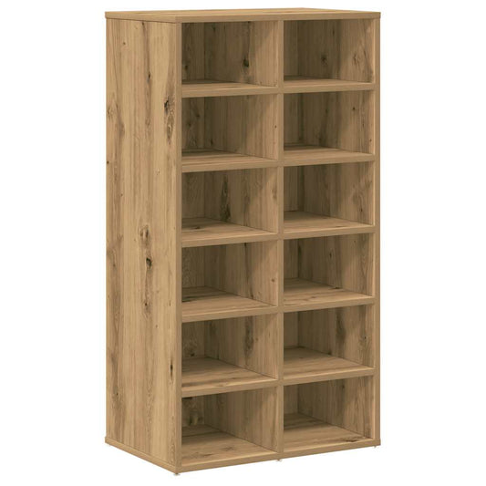 Shoe Rack 54x34x100,5 cm Engineered Wood Artisan oak