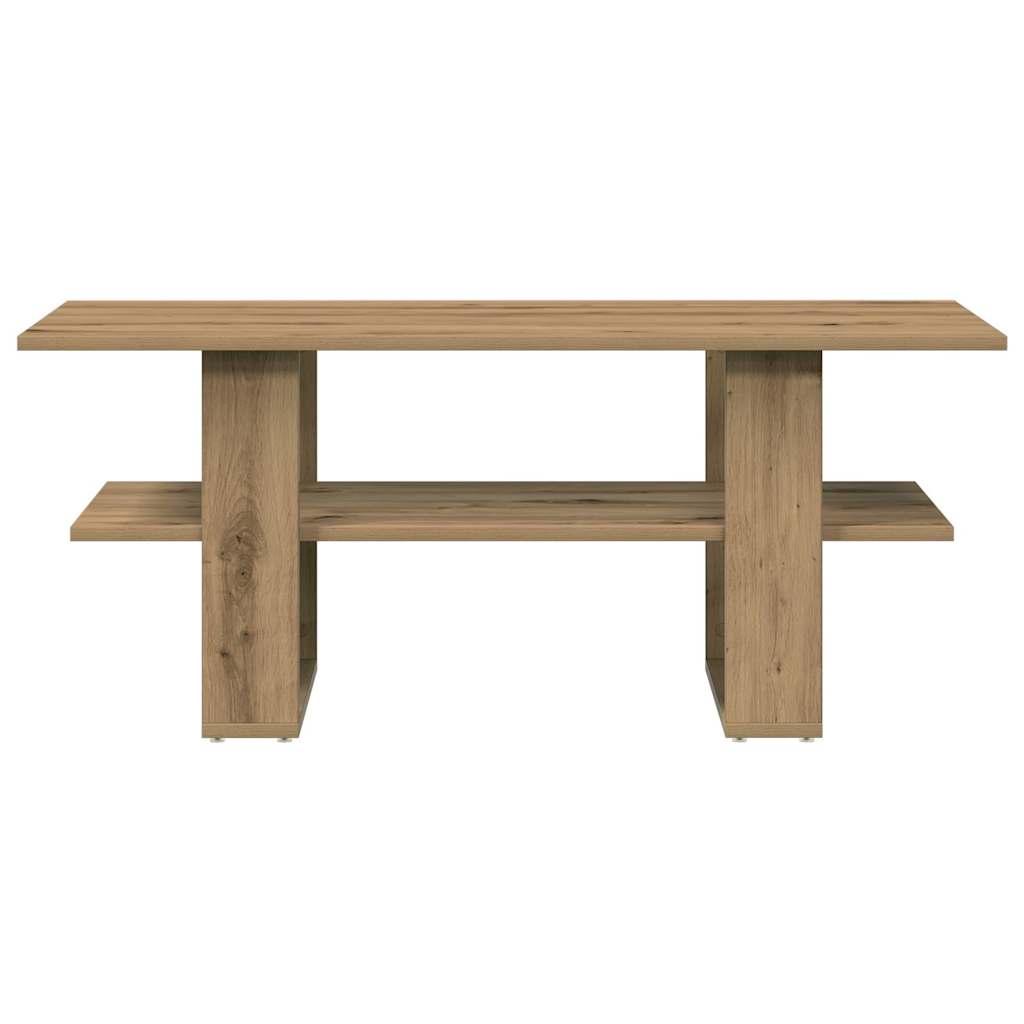 vidaXL Coffee Table Artisan Oak 102x55x42 cm Engineered Wood 4