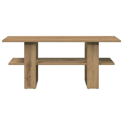vidaXL Coffee Table Artisan Oak 102x55x42 cm Engineered Wood 4
