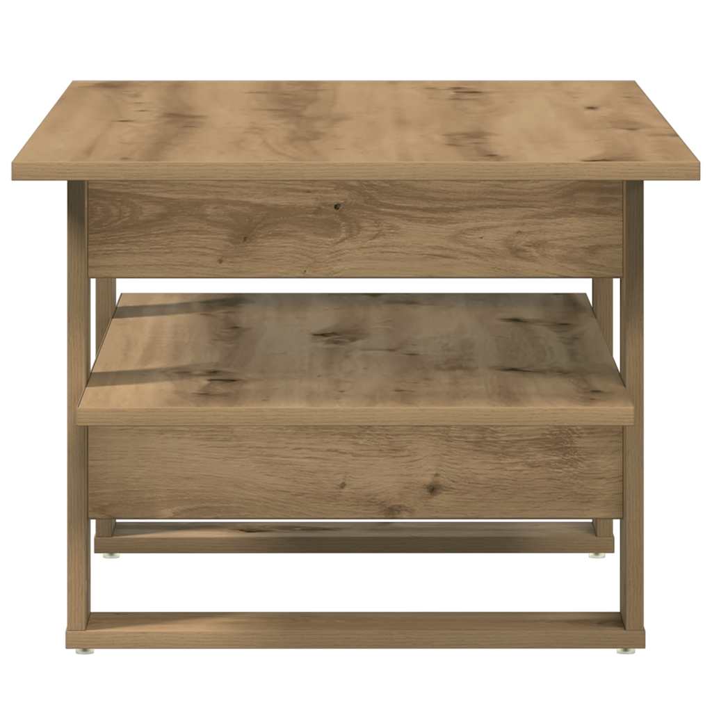 vidaXL Coffee Table Artisan Oak 102x55x42 cm Engineered Wood 5