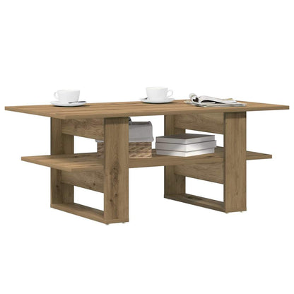vidaXL Coffee Table Artisan Oak 102x55x42 cm Engineered Wood 1