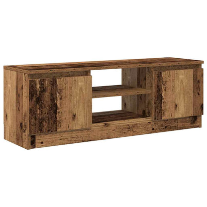 vidaXL TV Cabinet Old Wood 102x30x36 cm Engineered Wood 2