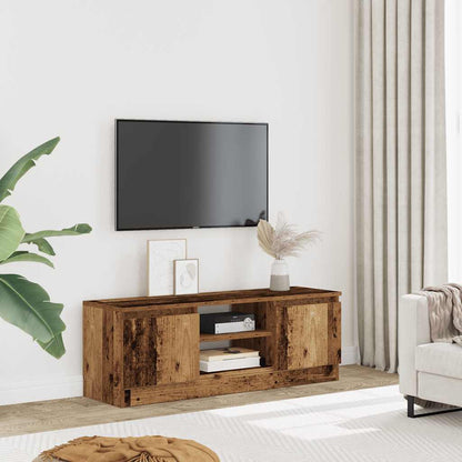 vidaXL TV Cabinet Old Wood 102x30x36 cm Engineered Wood 3