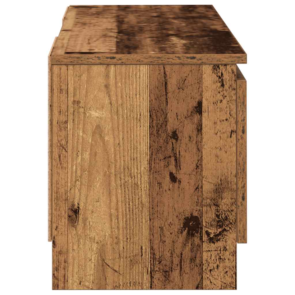 vidaXL TV Cabinet Old Wood 102x30x36 cm Engineered Wood 5