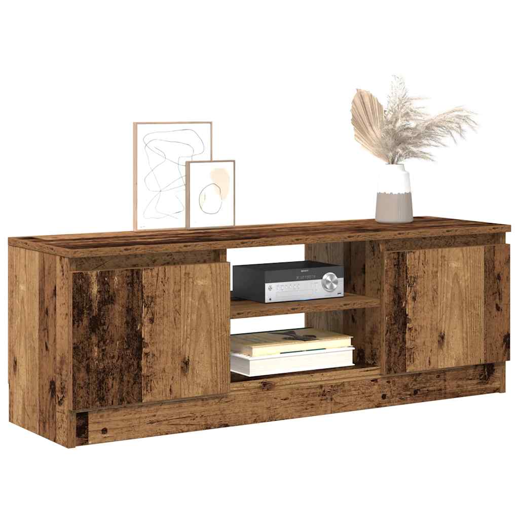 vidaXL TV Cabinet Old Wood 102x30x36 cm Engineered Wood 1