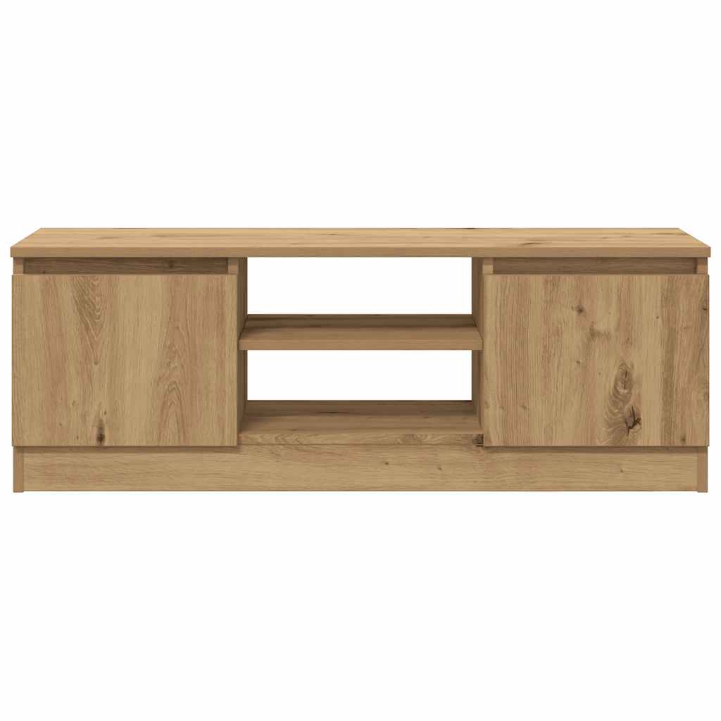 vidaXL TV Cabinet Artisan Oak 102x30x36 cm Engineered Wood 4