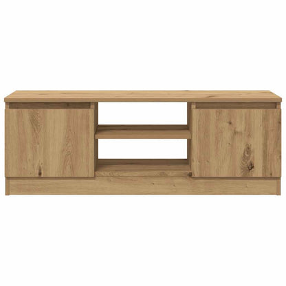 vidaXL TV Cabinet Artisan Oak 102x30x36 cm Engineered Wood 4