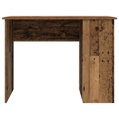 vidaXL Desk Old Wood 100x55x75 cm Engineered Wood 4