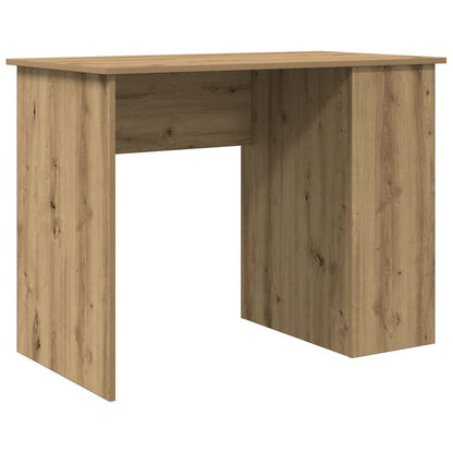 vidaXL Desk Artisan Oak 100x55x75 cm Engineered Wood 2
