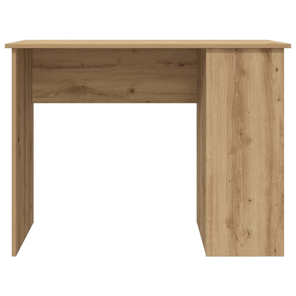 vidaXL Desk Artisan Oak 100x55x75 cm Engineered Wood 4