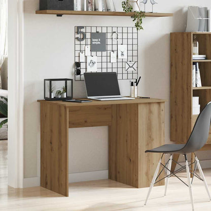 vidaXL Desk Artisan Oak 100x55x75 cm Engineered Wood 1