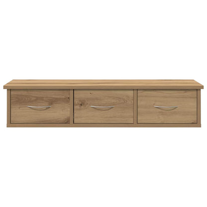 vidaXL Wall Cabinet Artisian Oak 88x26x18,5 cm Engineered Wood 5