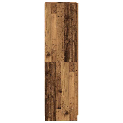 vidaXL Wardrobe Old Wood 80x52x180 cm Engineered Wood 5