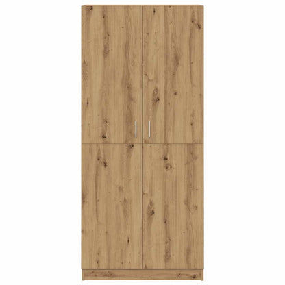 vidaXL Wardrobe Artisan Oak 90x52x200 cm Engineered Wood 4