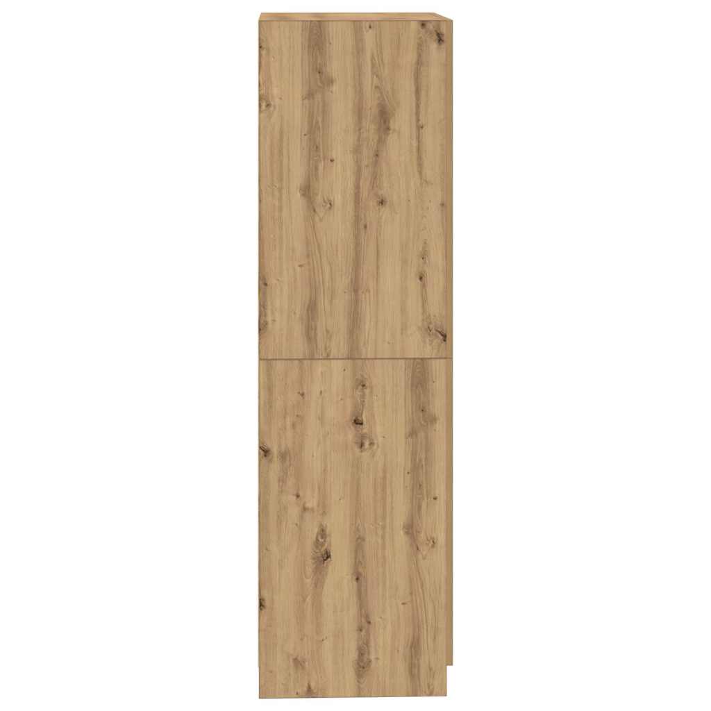 vidaXL Wardrobe Artisan Oak 90x52x200 cm Engineered Wood 5