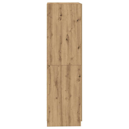 vidaXL Wardrobe Artisian Oak 80x52x180 cm Engineered Wood 5