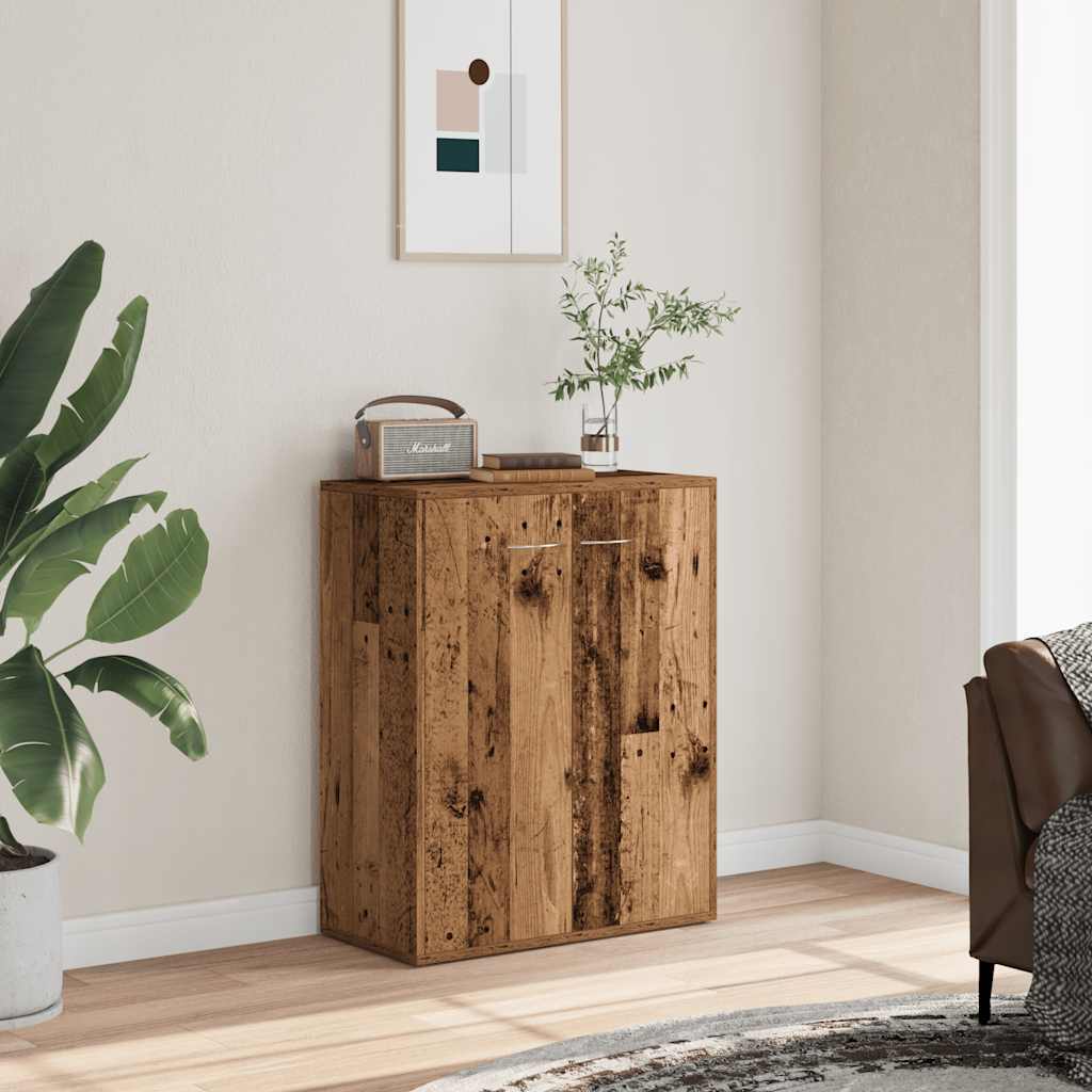 vidaXL Sideboard Old Wood 60x30x75 cm Engineered Wood 3