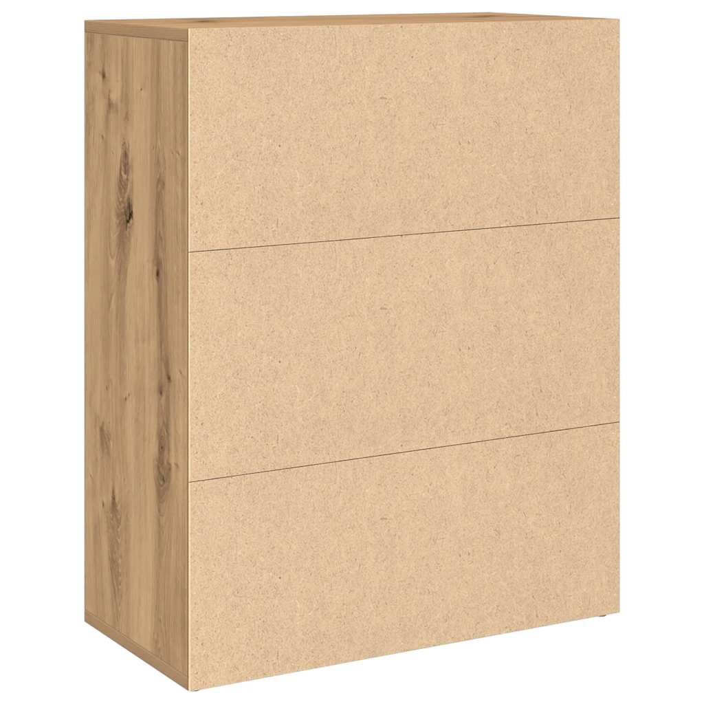 vidaXL Sideboard Artisan Oak 60x30x75 cm Engineered Wood 6