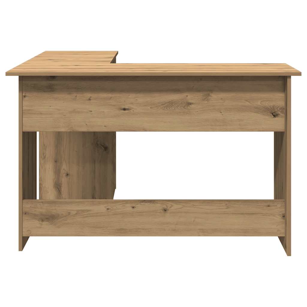 L-Shaped Corner Desk 120x140x75 cm Engineered Wood Artisan oak