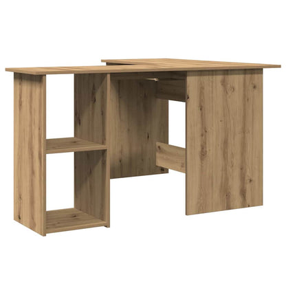 L-Shaped Corner Desk 120x140x75 cm Engineered Wood Artisan oak