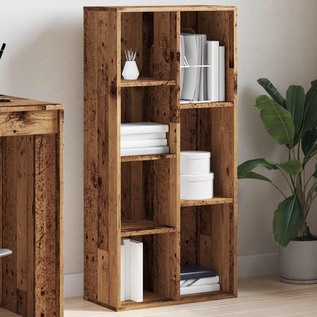 vidaXL Book Cabinet Old Wood 50x25x104 cm 4