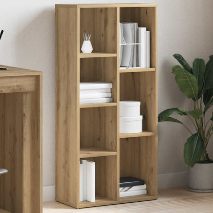 vidaXL Book Cabinet Artisan Oak 50x25x104 cm 3