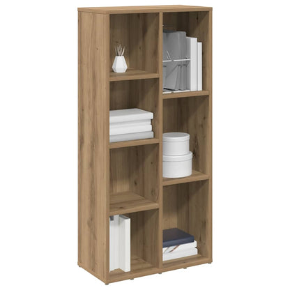 vidaXL Book Cabinet Artisan Oak 50x25x104 cm 4