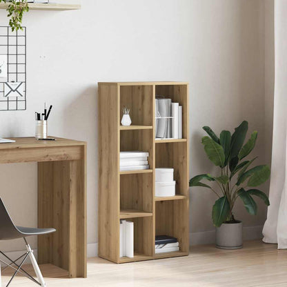 vidaXL Book Cabinet Artisan Oak 50x25x104 cm 1