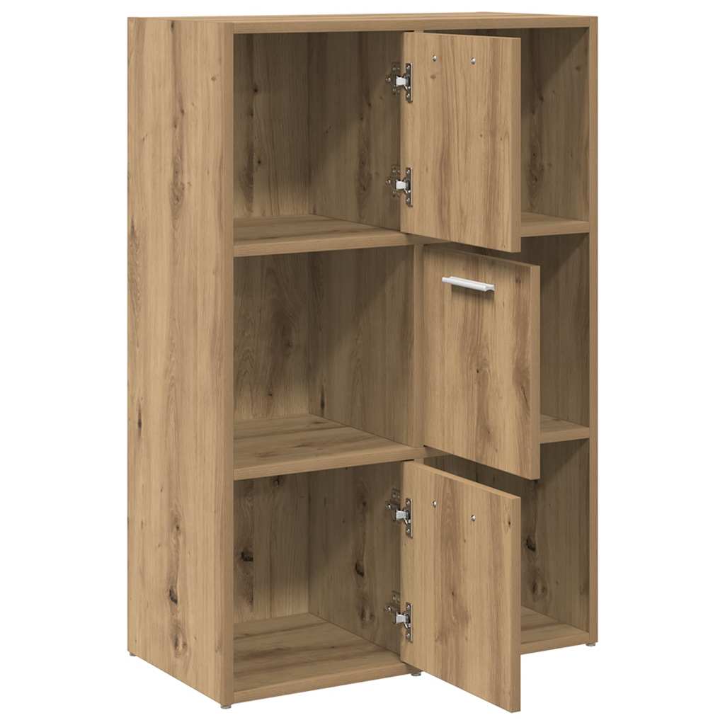 vidaXL Bookshelf Artisan Oak 60.5x30x90 cm Engineered Wood 5