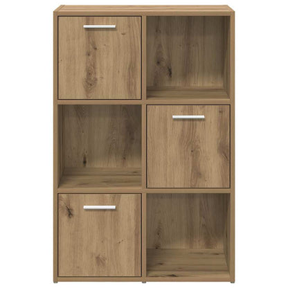 vidaXL Bookshelf Artisan Oak 60.5x30x90 cm Engineered Wood 6