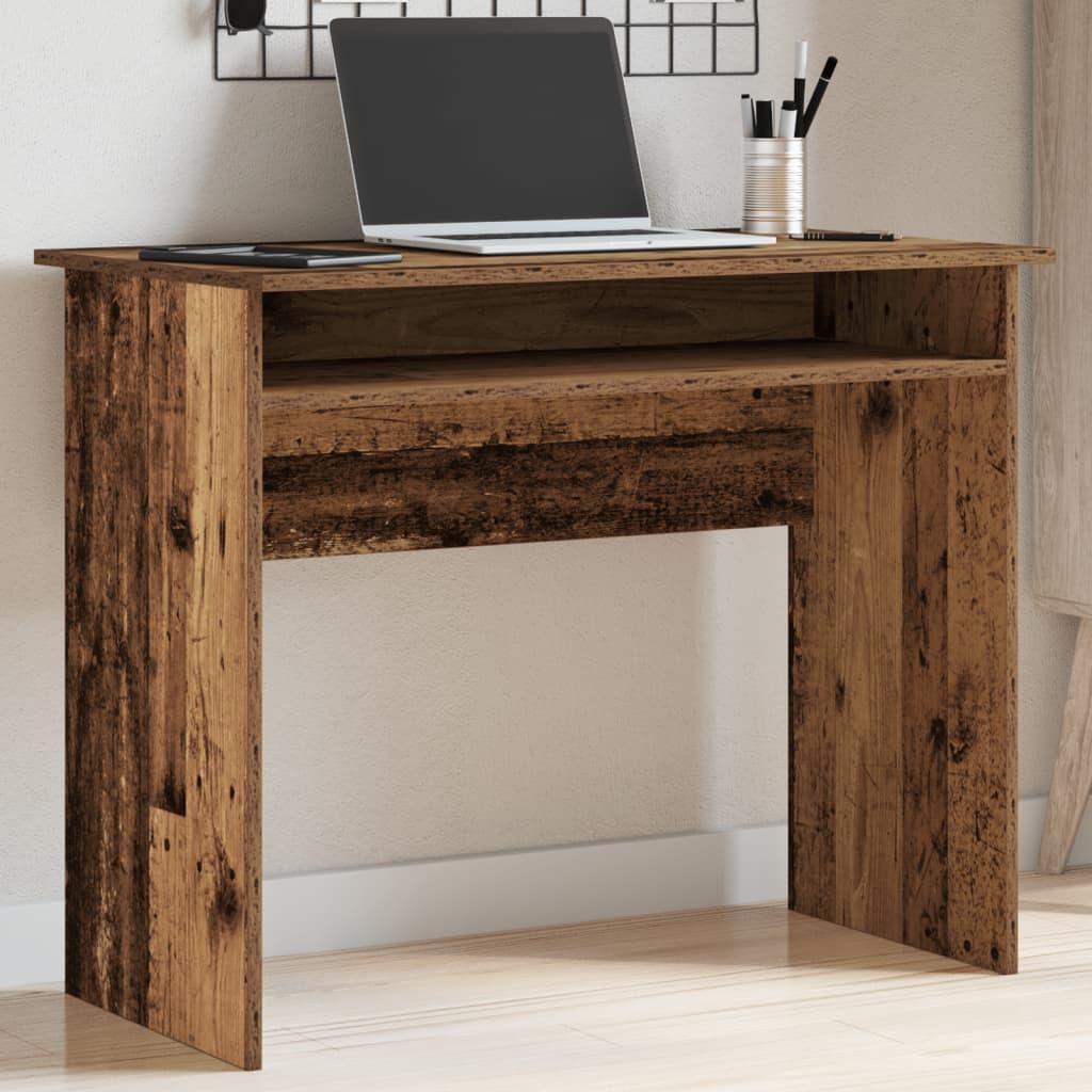 vidaXL Desk Old Wood 90x50x74 cm Engineered Wood 1