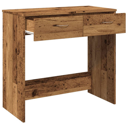 vidaXL Desk Old Wood 80x40x75 cm Engineered Wood 6