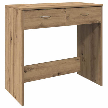 vidaXL Desk Artisian Oak 80x40x75 cm Engineered Wood 2