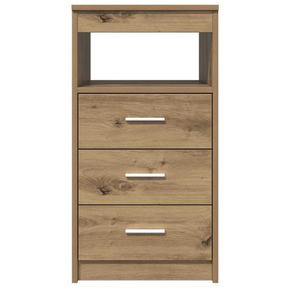 vidaXL Drawer Cabinet Artisan Oak 40x50x76 cm Engineered Wood 5