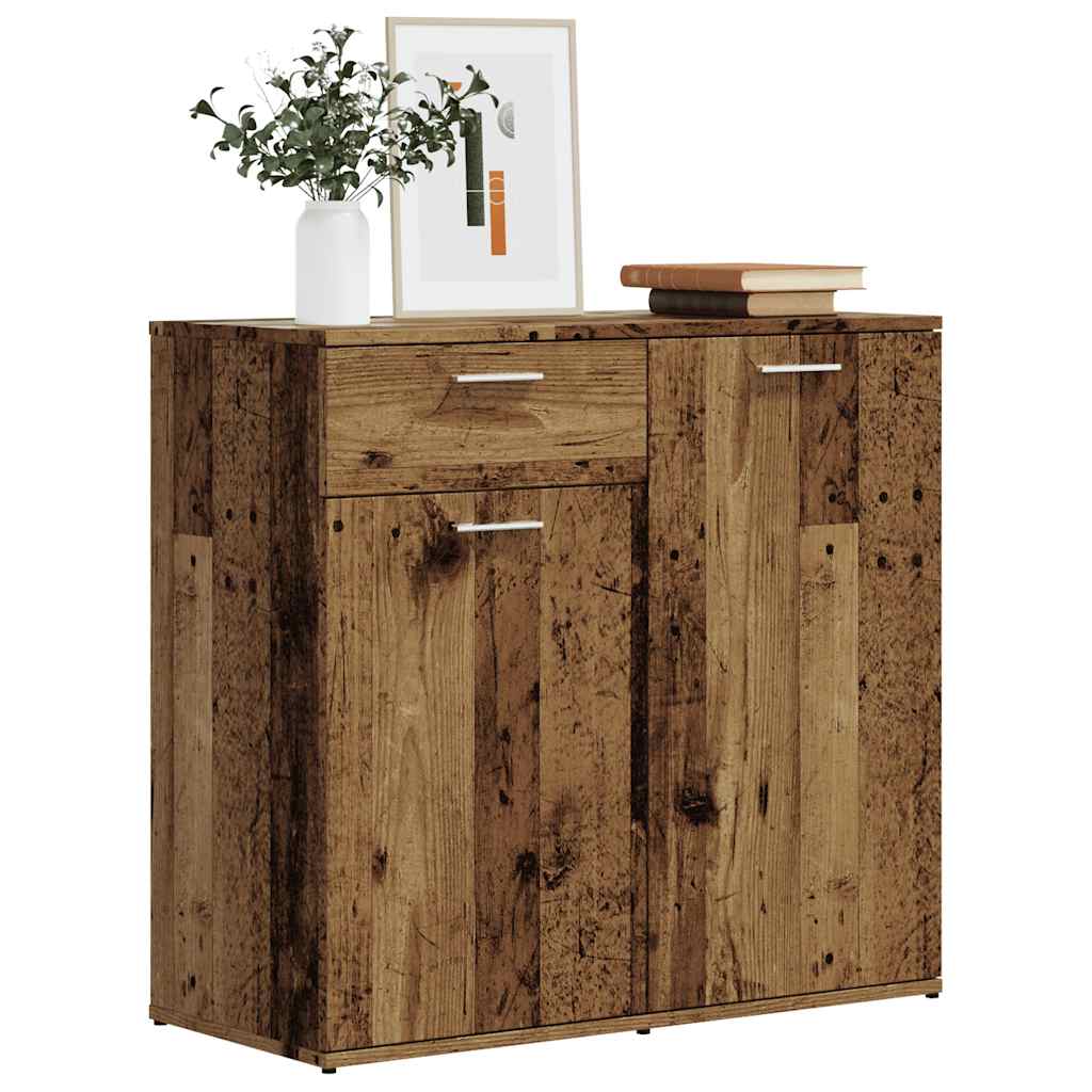 vidaXL Sideboard Old Wood 80x36x75 cm Engineered Wood 3