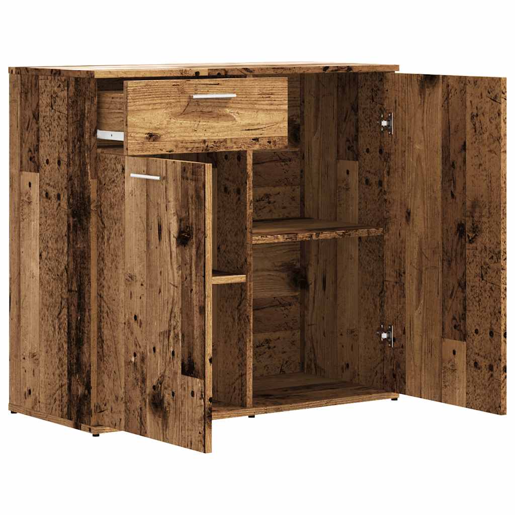 vidaXL Sideboard Old Wood 80x36x75 cm Engineered Wood 5