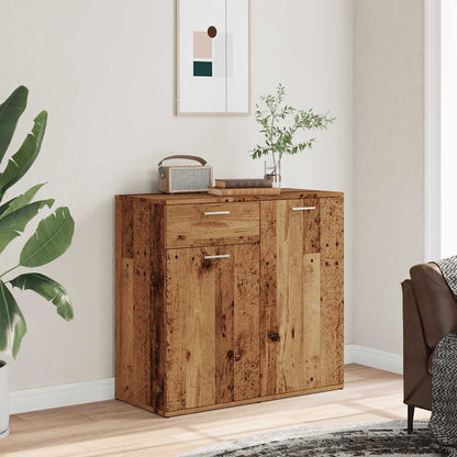 vidaXL Sideboard Old Wood 80x36x75 cm Engineered Wood 1