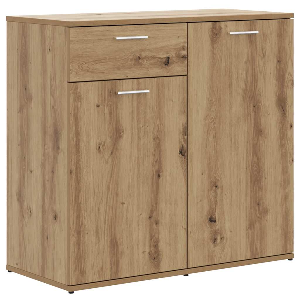 vidaXL Sideboard Artisan Oak 80x36x75 cm Engineered Wood 2