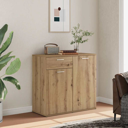 vidaXL Sideboard Artisan Oak 80x36x75 cm Engineered Wood 1