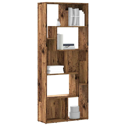 Book Cabinet 67x24x161 cm Engineered Wood Old wood