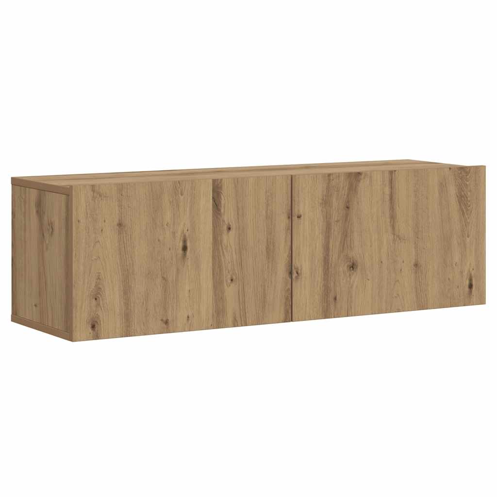 vidaXL Wall Mounted TV Cabinet Artisan Oak 100x30x30 cm Engineered Wood 1