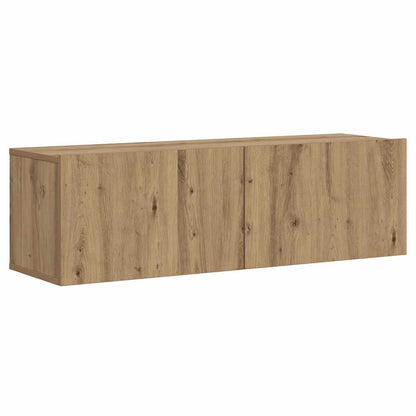 vidaXL Wall Mounted TV Cabinet Artisan Oak 100x30x30 cm Engineered Wood 1