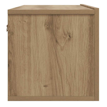 vidaXL Wall Mounted TV Cabinet Artisan Oak 100x30x30 cm Engineered Wood 5
