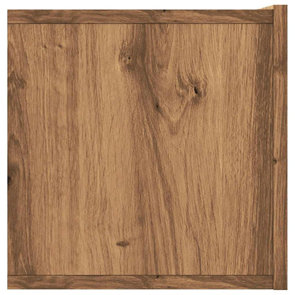 vidaXL Wall Mounted TV Cabinet Artisan Oak 120x30x30 cm Engineered Wood 5