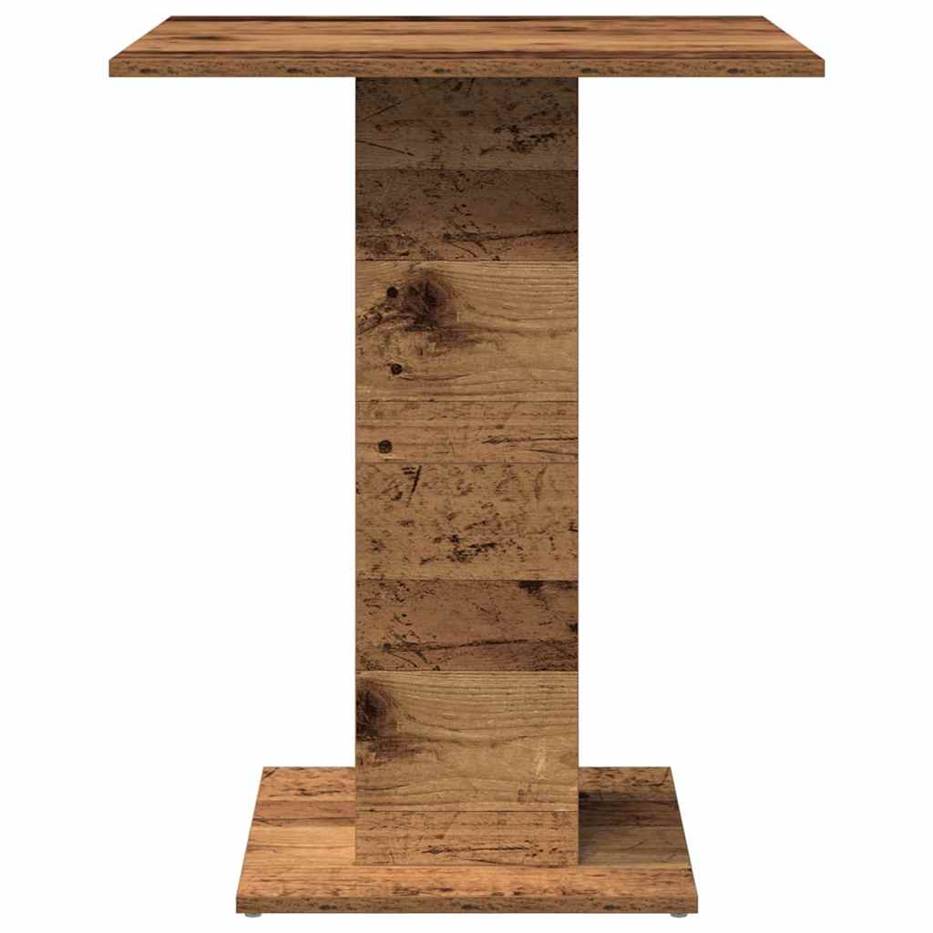 vidaXL Bistro Table Old Wood 60x60x75 cm Engineered Wood 5