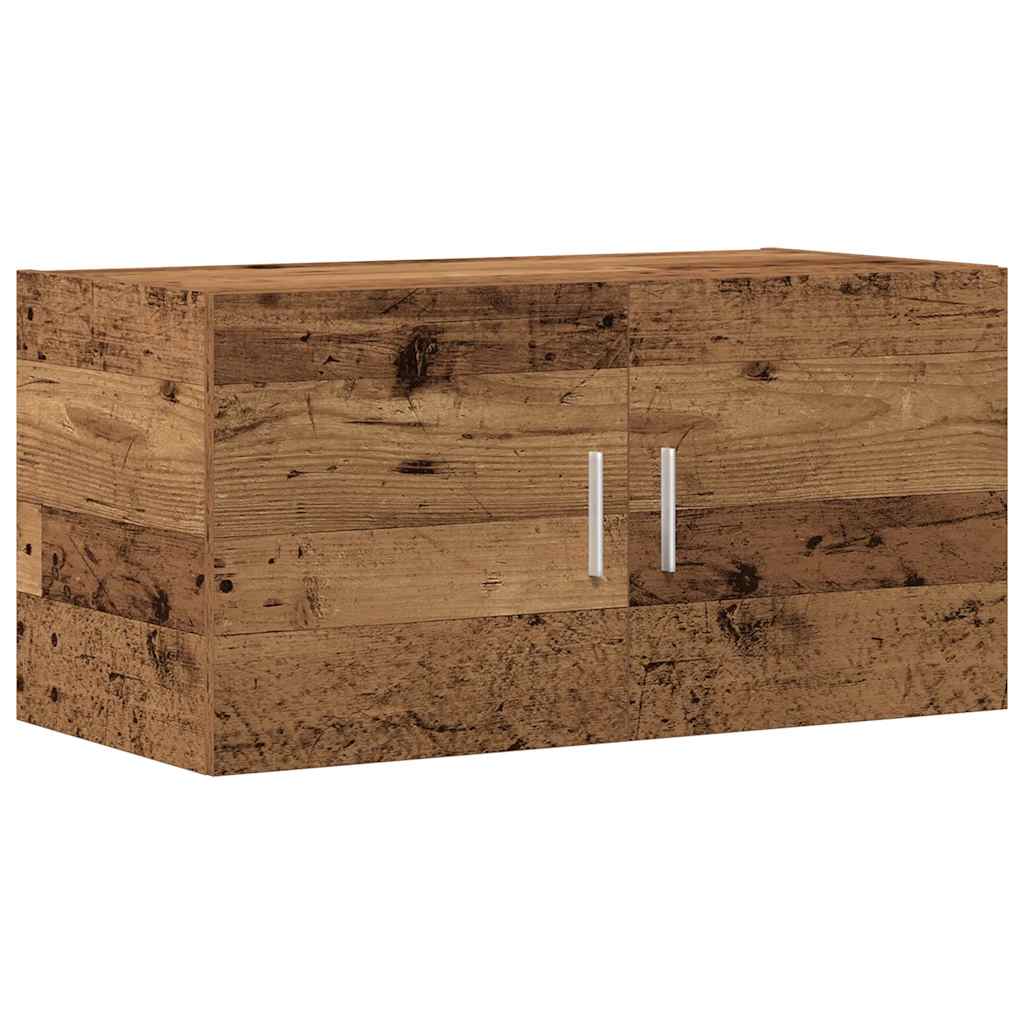 vidaXL Wall Cabinet Old Wood 80x39x40 cm Engineered Wood 2