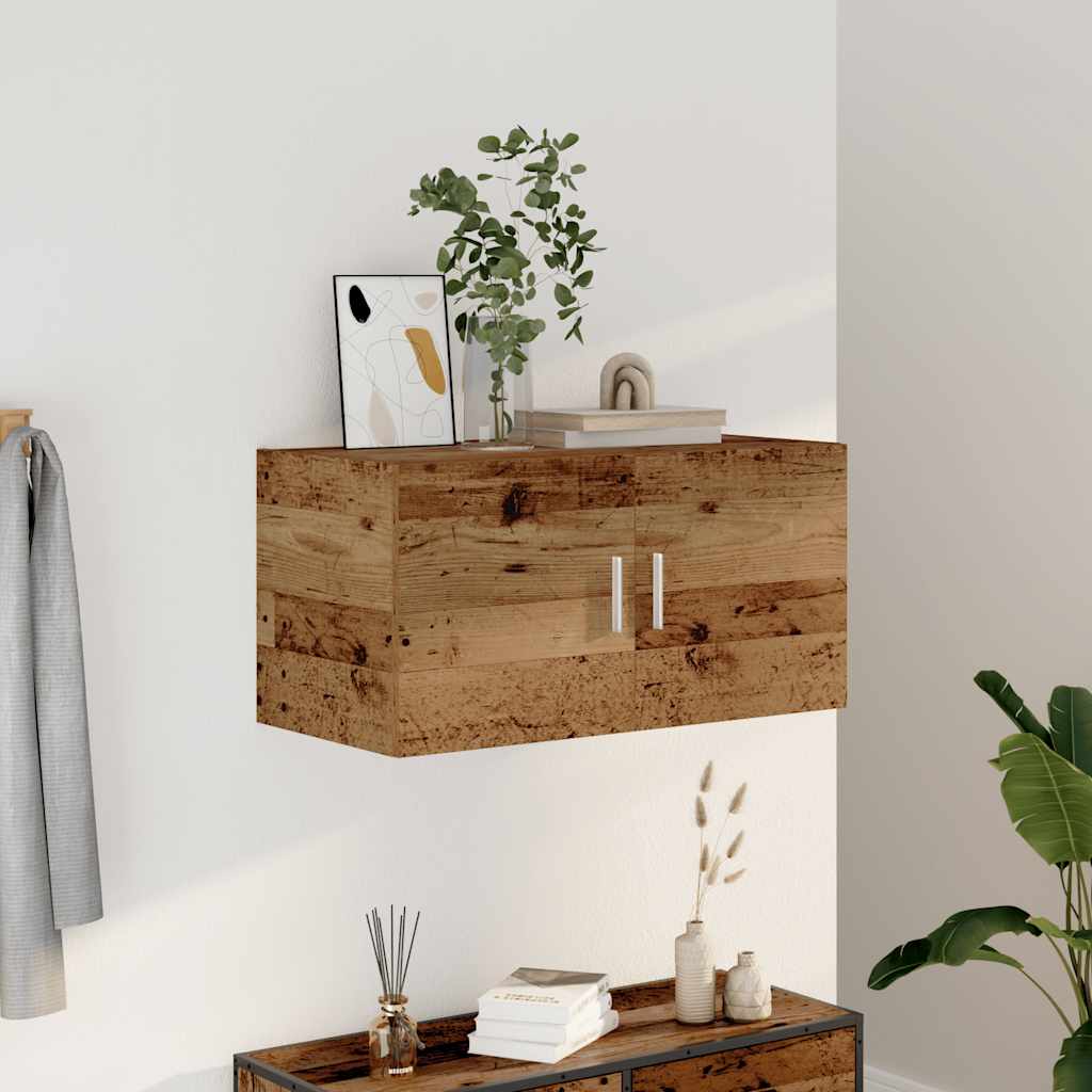 vidaXL Wall Cabinet Old Wood 80x39x40 cm Engineered Wood 3