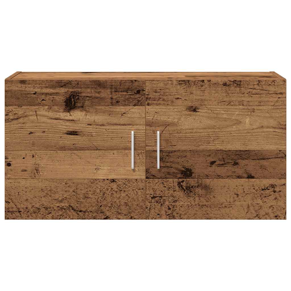 vidaXL Wall Cabinet Old Wood 80x39x40 cm Engineered Wood 4