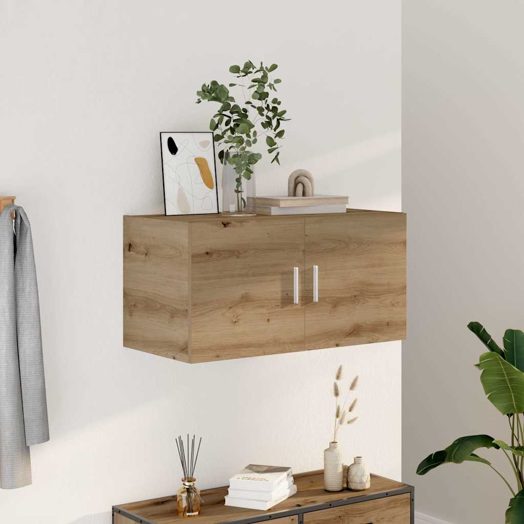 vidaXL Wall Cabinet Artisan Oak 80x39x40 cm Engineered Wood 3